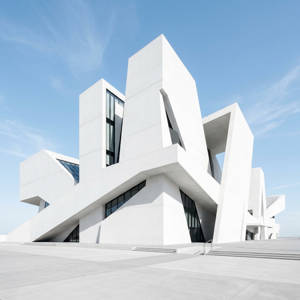 Minimalist architectural structure